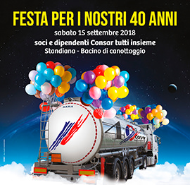 Consar festeggia nel 2018 i suoi primi 40 anni