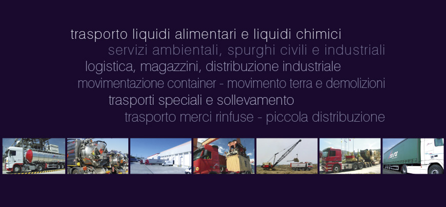 Il Consorzio di autotrasportatori Consar di Ravenna fornisce servizi di trasporto merci conto terzi, trasporti internazionali ed eccezionali, logistica, trasporto container, warehousing, movimento terra, trasporto liquidi con cisterna, demolizioni, autospurghi, smaltimento e recupero rifiuti inerti, inoltre noleggia gru, autogru, piattaforme aeree, furgoni e auto con conducente.